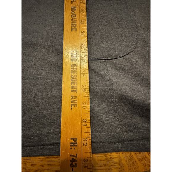 Northstyle Gray 1/4 Zip 3/4 Sleeve Dress, Sz L LagenLook Gorpcore Pullover - Picture 9 of 10